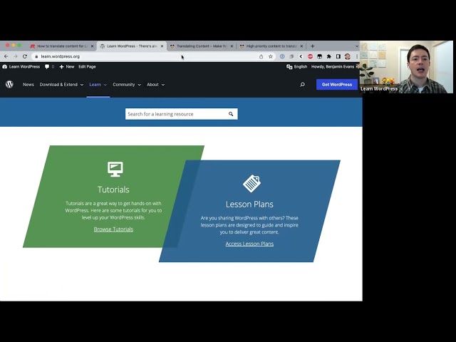 How to translate content for Learn.WordPress.org