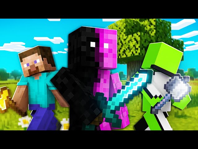 Minecraft Speedrunner VS 100 Minecraft Hunters