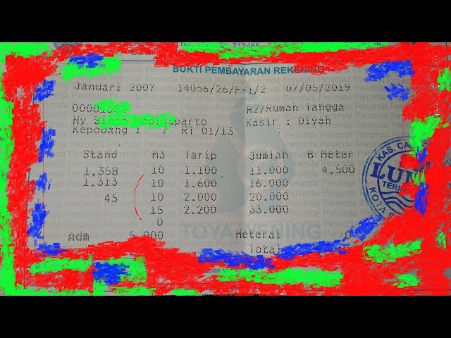 CARA MENGHITUNG PEMAKAIAN AIR MINUM PDAM