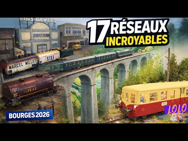 17 Incredible Model Railroad Layouts - Bourges 2026 Train Show! 🚂