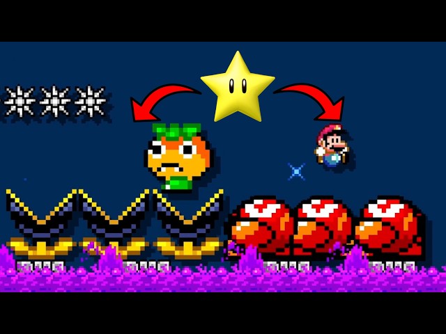 Super Mario Maker 2 🎮 Star Swap Swamp 🎮 Supernova