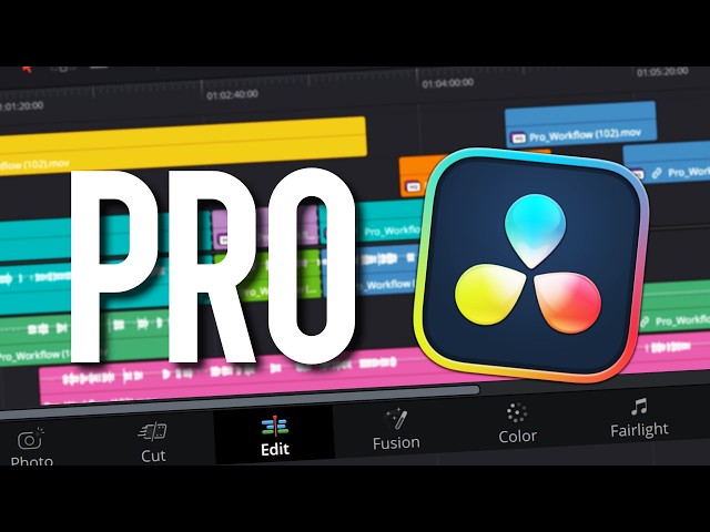 How Professionals Edit Videos - Best Workflow in DaVinci Resolve