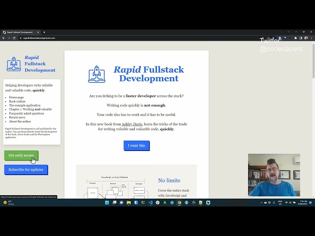 Rapid Fullstack Development: an introduction