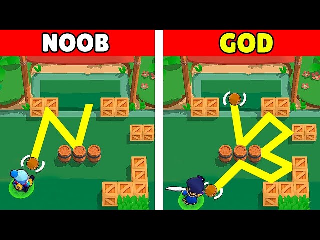 NOOB vs GOD in BRAWL STARS | Funny Moments, Glitches & Fails