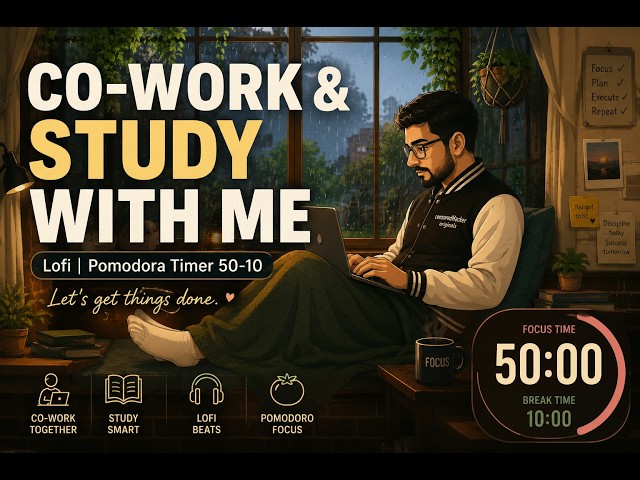 Study with Me: LOFI BEATS Optimized for focus