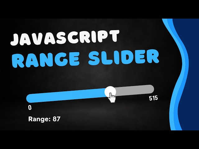 CSS3 + JavaScript Range Slider | Custom Range Slider | FrontendDUDE