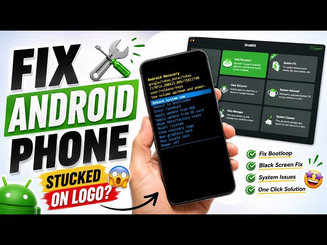 Android Boot Loop Fix: How to Fix Soft Bricked Android Phone Stuck on Logo Without Data Loss