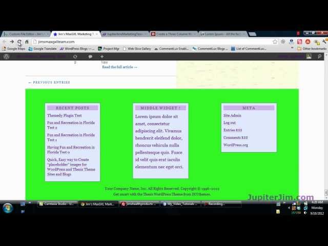 Thesis Tutorial: Create "Fat" Footer OR Widgetized Footer using WordPress Thesis Theme 1.8.5