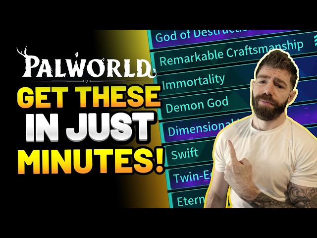 The FASTEST Way to Farm Rainbow Passive Skills | Palworld 1.0