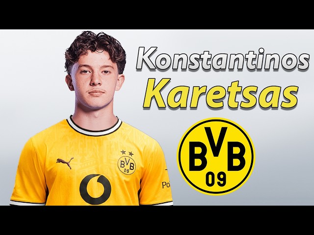 Konstantinos Karetsas ● Welcome to Borussia Dortmund 2026 ⚫️🟡🇬🇷 Skills, Goals & Passes