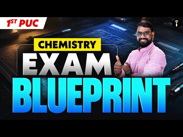 🚨 1st PUC Chemistry Exam Blueprint Released! 🔥 Prepare These Chapters First
