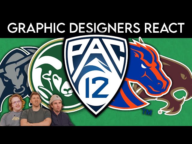 Graphic Designers React to PAC-12 College Logos