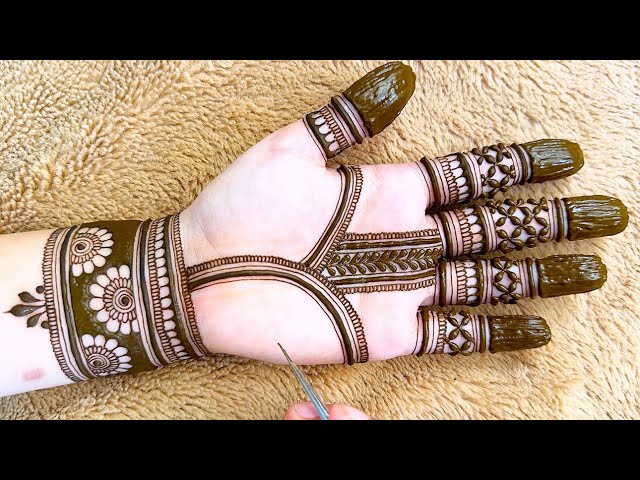 New Mehndi Design Front Hand Simple  | Front Hand Mehndi Design  | Mehndi Design latest Front Hand 