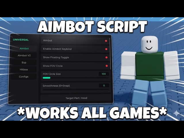 *UNIVERSAL* Aimbot Script *NO KEY* | WORKS ALL GAMES | PASTEBIN & MORE (MOBILE & PC)