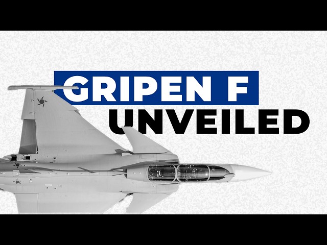 Saab Shows Off The Very First Gripen F In Sweden