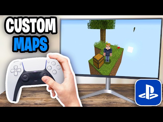 How To Get Custom Maps On Minecraft PS5! - Tutorial