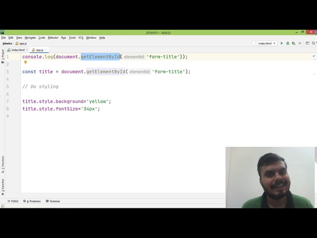 DOM Selectors Part 1 | Single Element Selector | Javascript Fundamentals