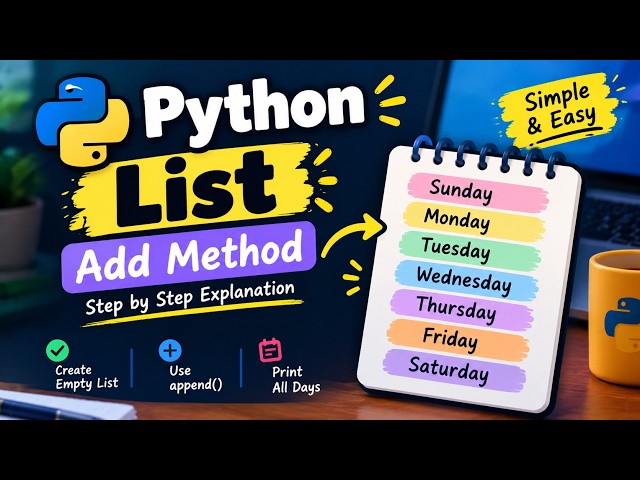 How to Add Items to a List in Python using append()