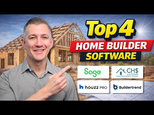 Top Home Builder Software (Floor Plans, Estimating, Client Tools)