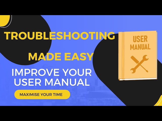Write a Troubleshooting Guide with ChatGPT