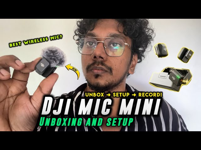 DJI Mic Mini Unboxing + How to Connect with Any Phone (Android/iPhone)