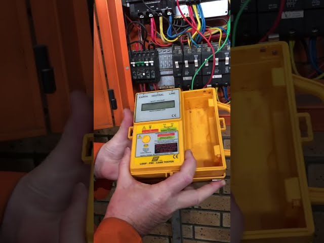 Loop PSC load tester | full video #industrialelectrician#multimeter