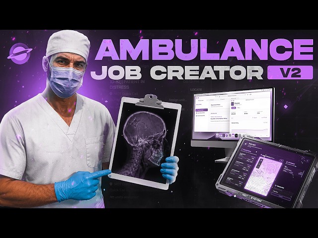 FiveM Ambulance Job Script V2 (EMS Creator + MDT + AI Medics) - Fivem Script - QBCore/QBOX/ESX