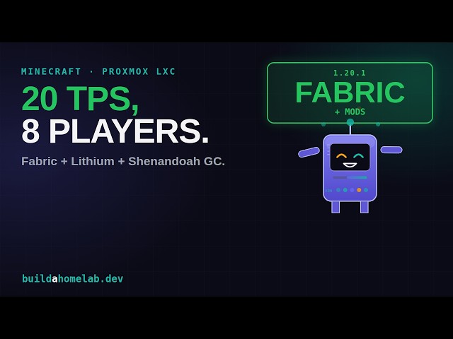 Fabric Minecraft Server in a Proxmox LXC: Mods + JVM Tuning