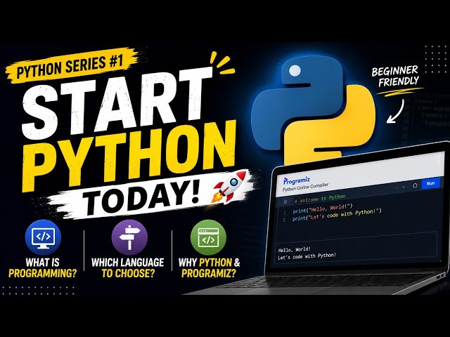 Python Series Begins! 🐍 | Which Programming Language Should You Choose?