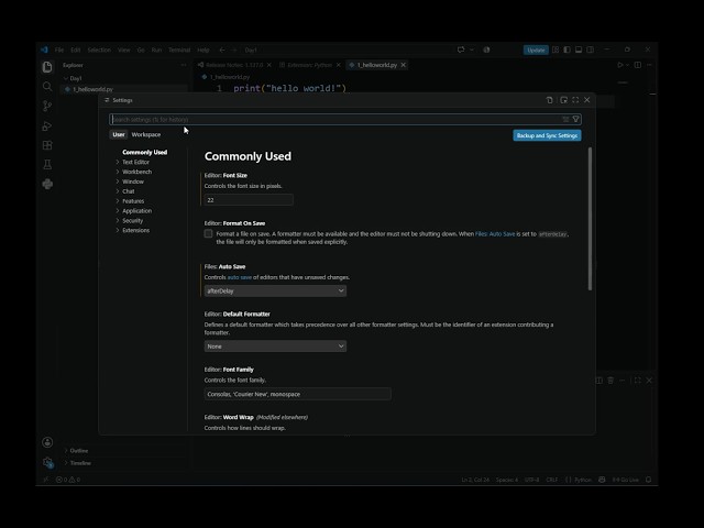 Python Download & Installation Using Visual Studio Code | Step-by-Step Python Setup for Beginners