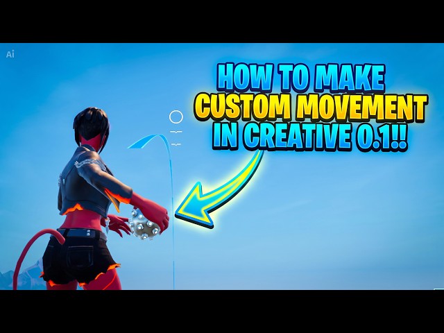 How To Make CUSTOM MoveMent In Fortnite Creative 1.0 (2026) (Working)