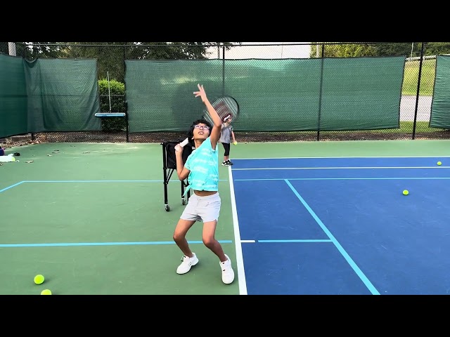 Tennis Serve Practice