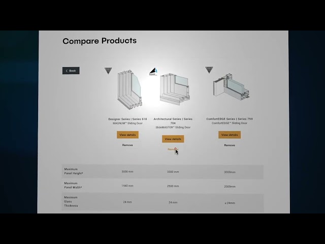 How to use the Product Comparison feature