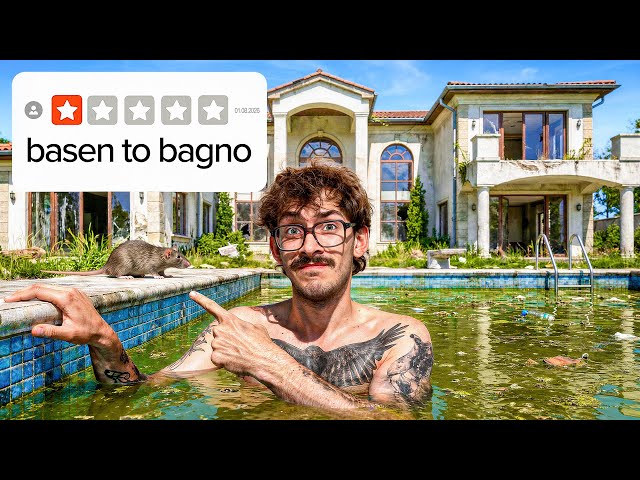 A NIGHTMARE villa with a pool in Iława for $35