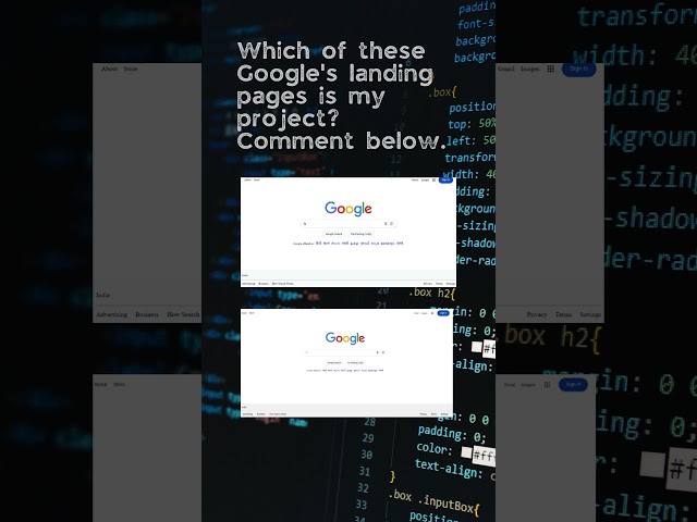 Which one is my project #coding #html #javascript #vscode #developer #programming #learnhtml5andcss3