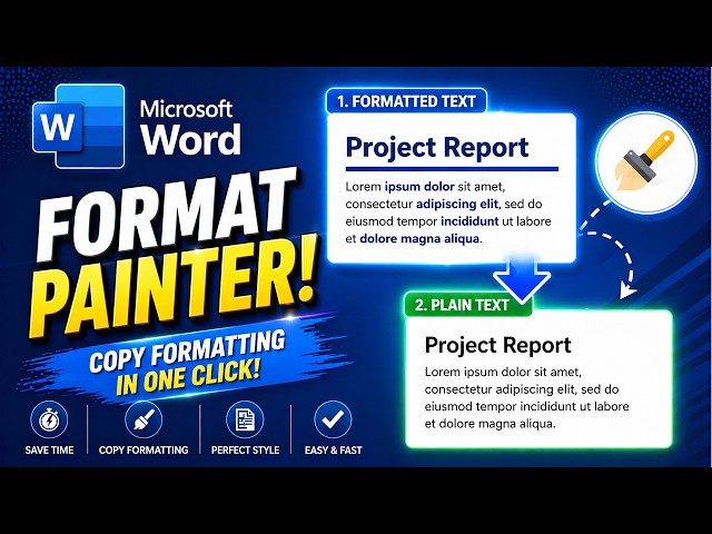 How to Use Format Painter in Word | Copy Formatting Instantly