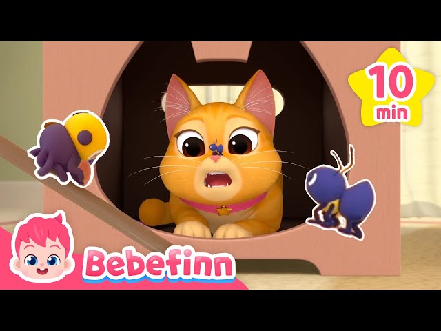 Tiny Ants and Spiders in Bebefinn House!ㅣInsect Songs for KidsㅣNursery Rhymes Compilation