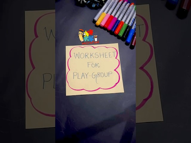 Worksheets for playgroup #childdevelopment #activittiesforkids #creativeactivitiesforkids