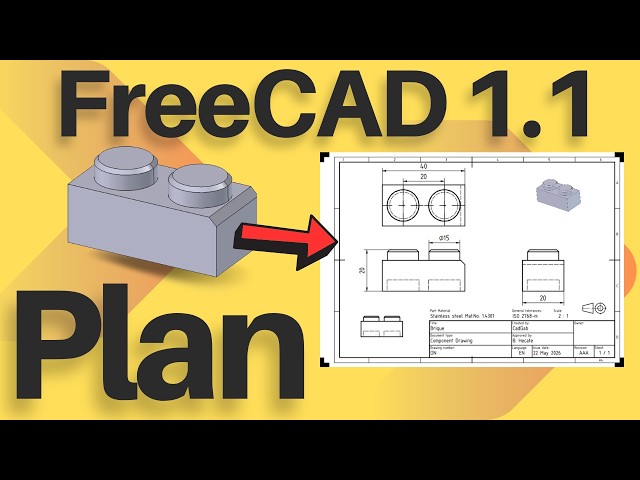 Getting Started with FreeCAD 1.1 - Creating a Drawing