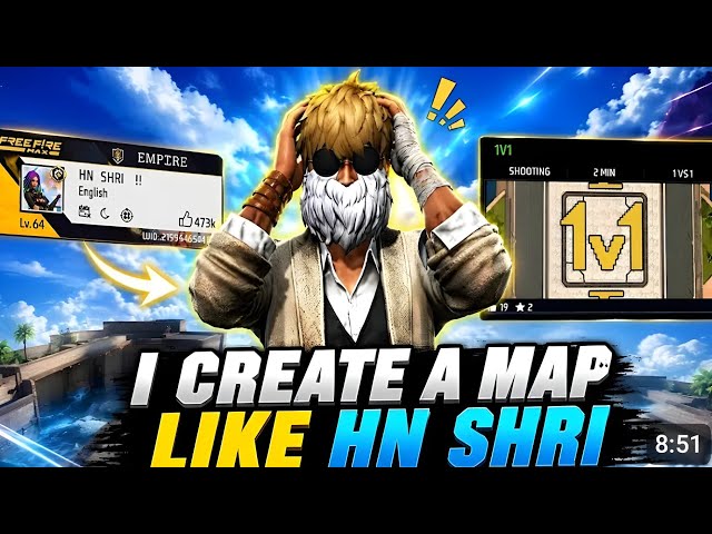 1v1 only headshot CRAFT LAND MAP 😃