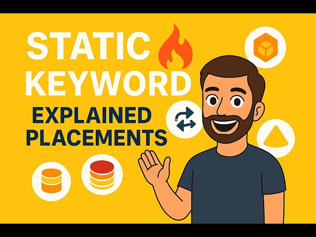 🚀 Master Static Keyword in Java | Interview & Placement Ready
