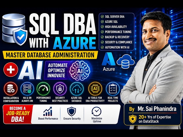 🚀 SQL DBA Training with Azure & AI | Become a Job-Ready Database Administrator