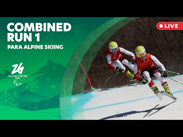 Para Alpine Skiing 🎿 – Women’s & Men’s Alpine Combined – Run 1 | 10 Mar | Milano Cortina 2026