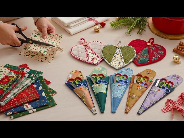 2 Useful Christmas Sewing Projects That Are Easy to Make and Sell – Cutting and Stitching