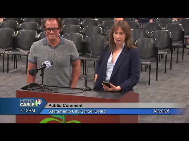Sacramento City Unified School District - August 20, 2026