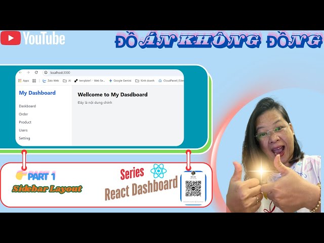 Part 1 Tự tay build Sidebar Admin với React – Không lệ thuộc AI | Build It Yourself with React