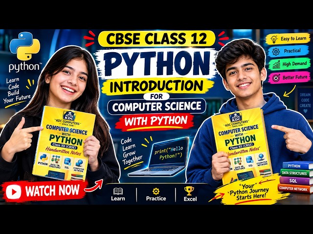 Python Introduction – Class 12 Computer Science (CBSE 2026-27)