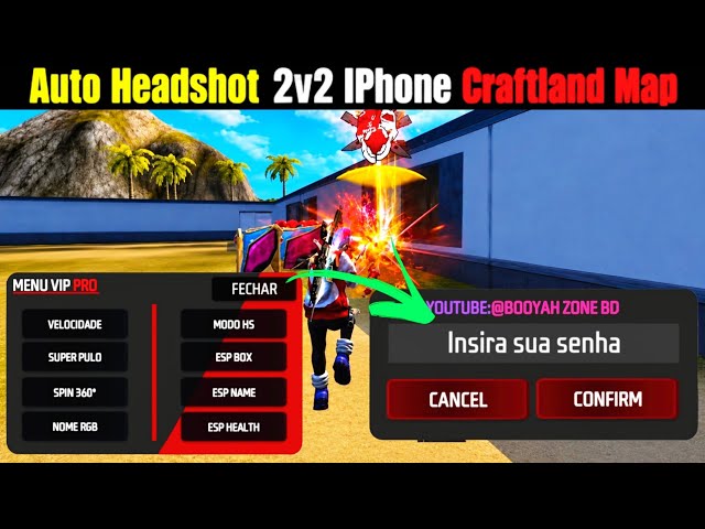 Auto Headshot New 2v2 IPhone Craftland Map Code 🤯 | 2v2 IPhone Secret Password | 100% Working Code 📌