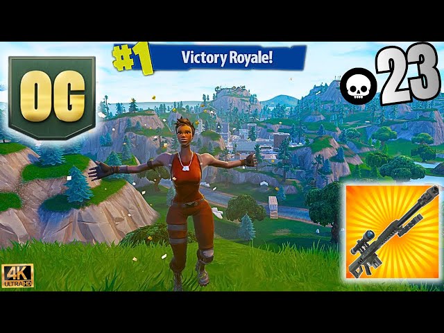 23 Elimination FORTNITE OG SEASON 7 Zero build Gameplay Wins (Fortnite PS5 Controller) 120fps HDR