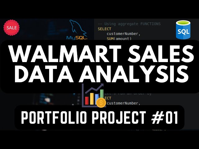 Walmart Sales Data Analysis With MySQL | MySQL Protfolio Project